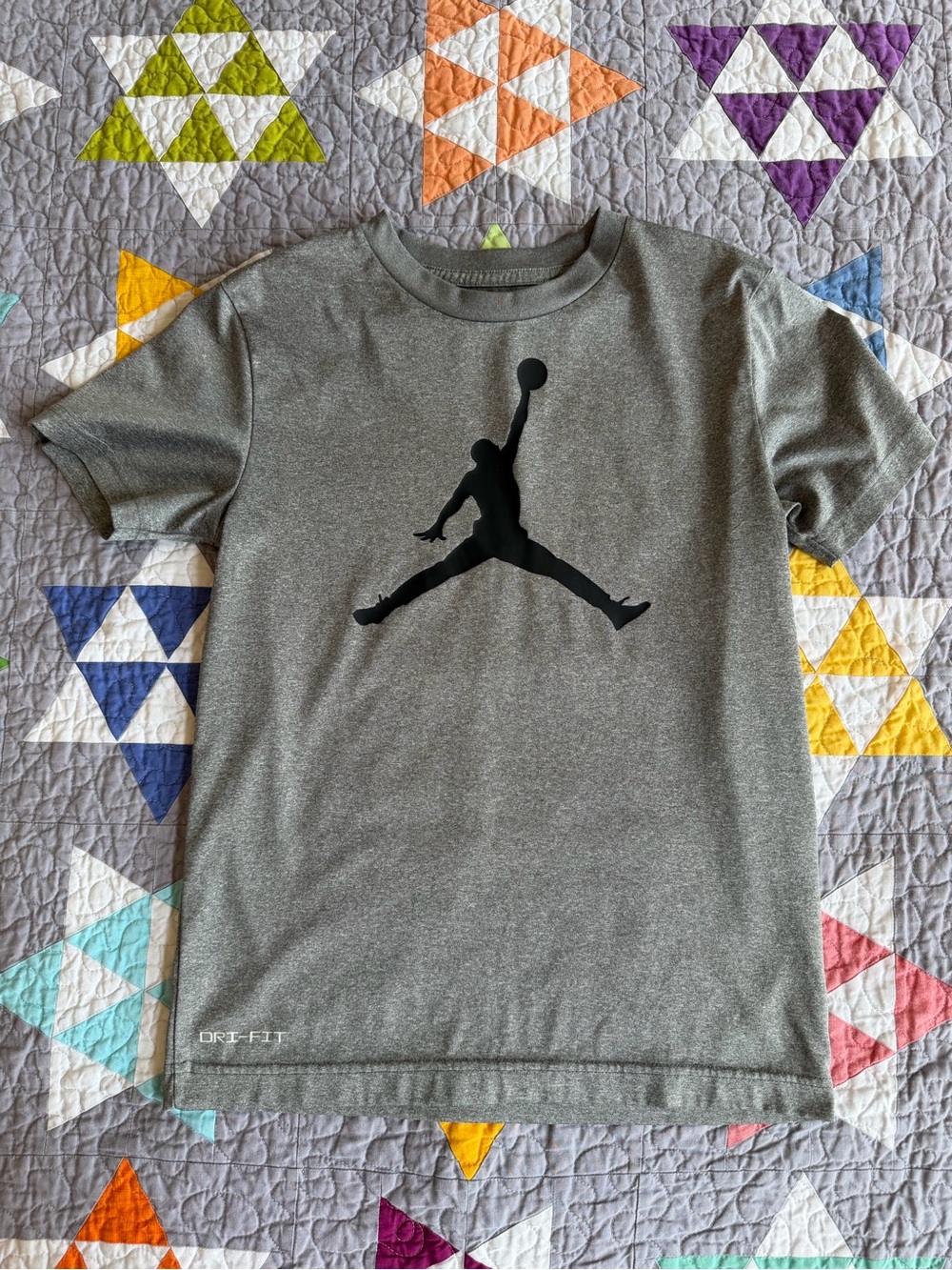Jordan Gray Short Sleeve Jumpman Tee